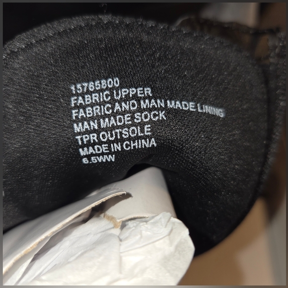 Wedge Bootie - Black Sz 6.5WW - Picture 6 of 7